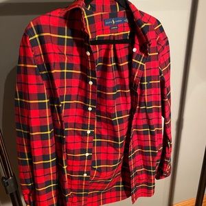long sleeve plaid shirt